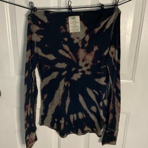 COPY - Up cycled thermal long sleeve tee